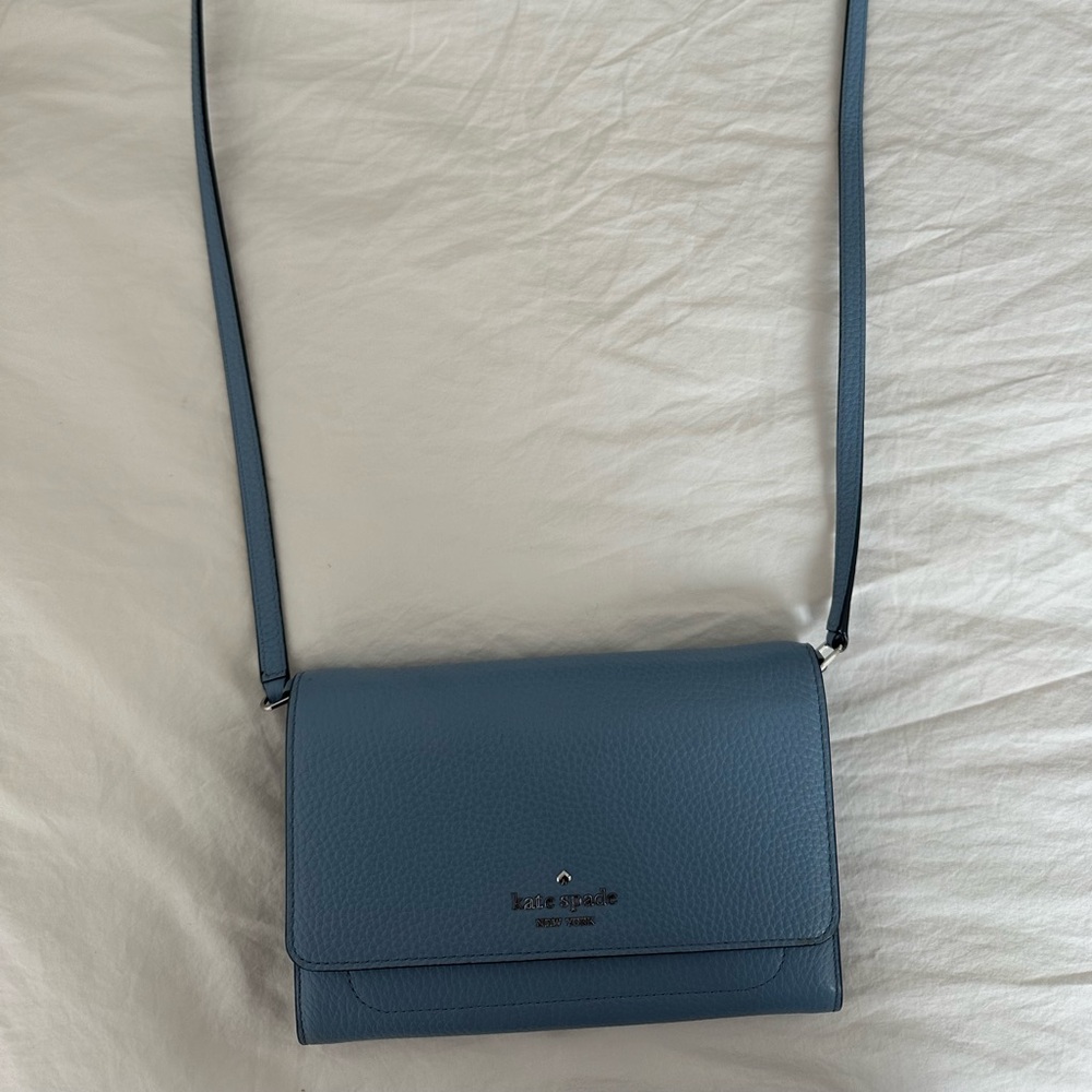 Blue Kate Spade shoulder bag